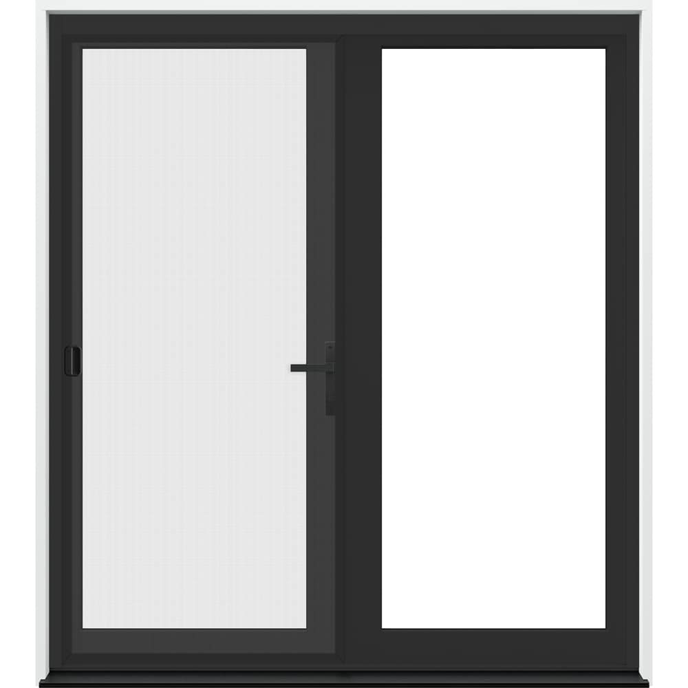 JELD-WEN 60-in x 80-in Fiberglass French, Left-hand outswing – product-only view