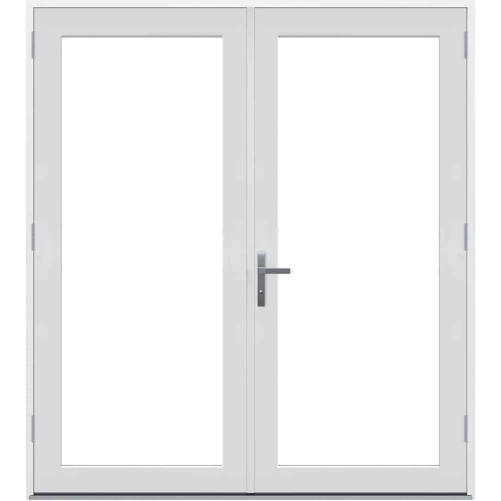 JELD-WEN 60-in x 80-in Fiberglass French, Left-hand outswing – primary product view