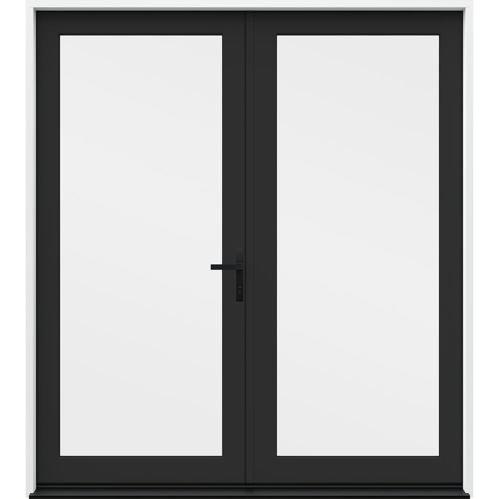 JELD-WEN 72-in x 80-in Fiberglass French, Left-hand inswing – primary product view