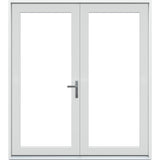 JELD-WEN 60-in x 80-in Fiberglass French, Left-hand outswing – product-only view