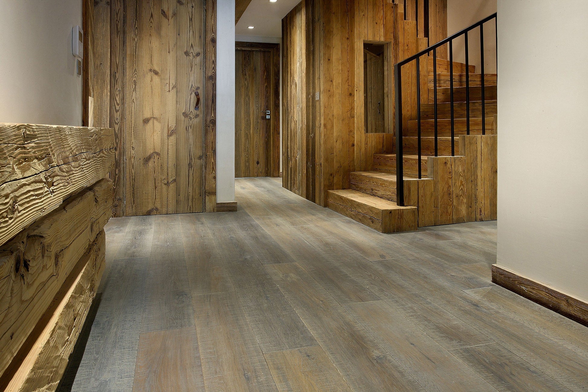 Flooors by LTL Oak Brown hardwood flooring — alternate angle