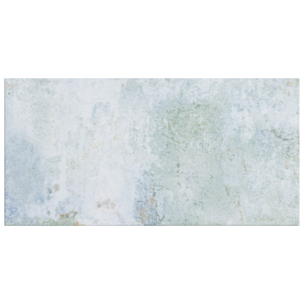 Merola Tile Biarritz Blue 3 in. x 6 in. Ceramic Wall Tile (6.04 sq. ft./Case)