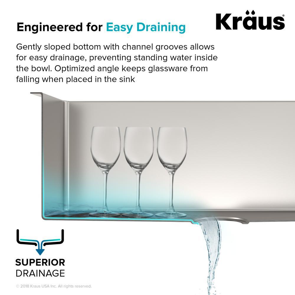 Standart PRO Drop-In Stainless Steel 18 in. 1-Hole Single Bowl Kitchen Sink - Super Arbor