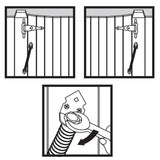 Everbilt 11 in. Black Gate Spring