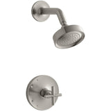 Purist 1-Spray 6.5 in. Single Wall Mount Fixed Shower Head in Polished Chrome - Super Arbor