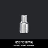 Craftsman 4.5mm Metric 6-Point Shallow Socket, 1/4-inch Drive