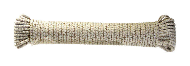 Ace 3/16 in. D x 50 ft. L Natural Braided Cotton Sash Cord