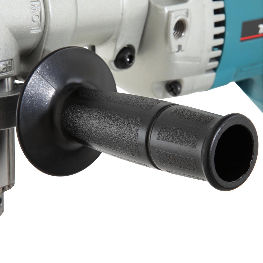 7.5 Amp 1/2 in. Corded 2-Speeds Reversible Angle Drill with Chuck Key Side Handle and Tool Case - Super Arbor