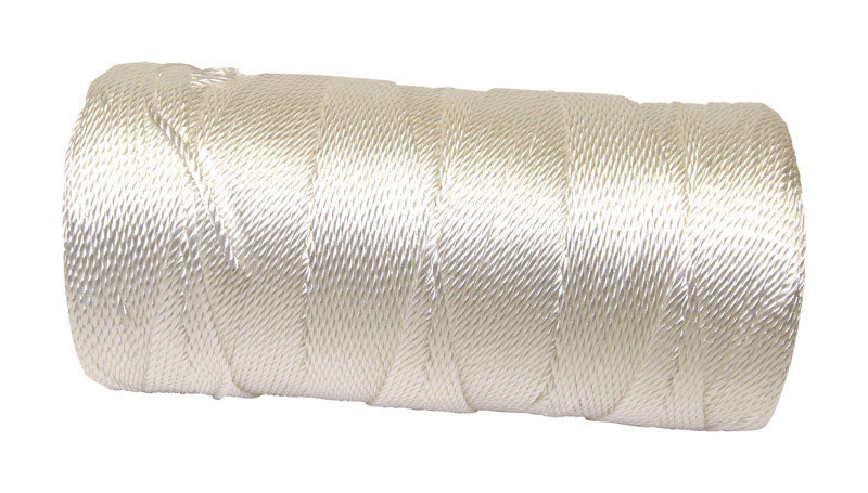 Ace #18 Nylon Twine, 1050 ft, White, Twisted