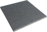 Rubber-Cal "Eco-Sport" 3/4-inch Interlocking Rubber Tiles, 20" x 20" x 3/4" — 5-Pack, 14 sq ft Coverage, Coal