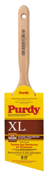 Purdy XL Glide Nylon-Polyester Blend Angle 3-in. Paint Brush