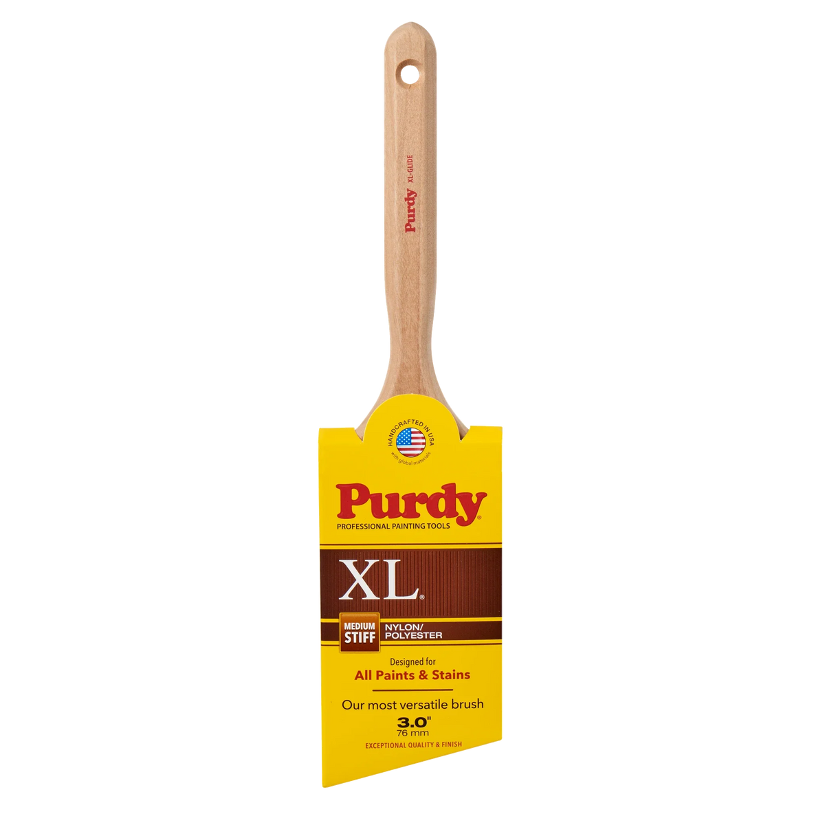 Purdy XL Glide Nylon-Polyester Blend Angle 3-in. Paint Brush
