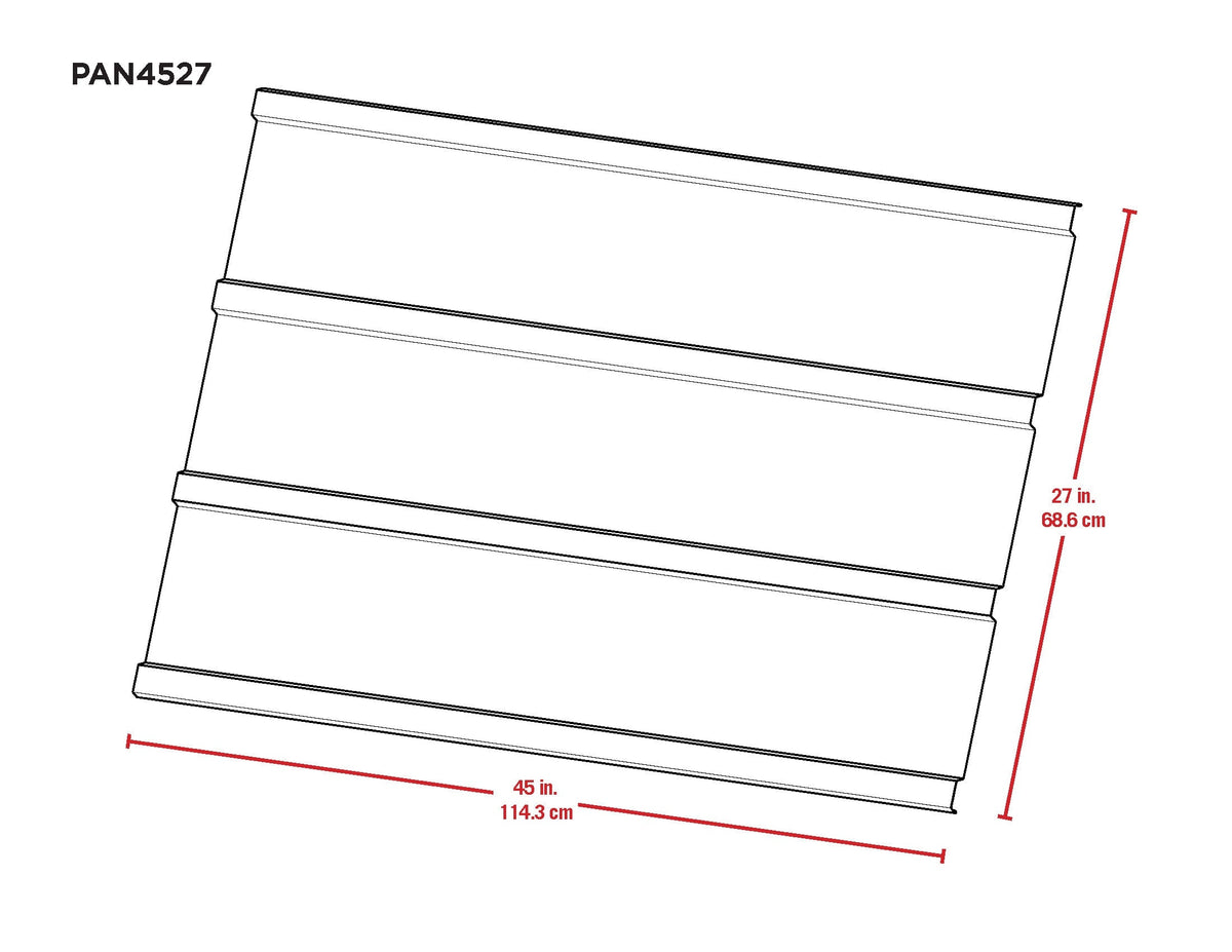 Arrow Steel Panels 2-ft x 4-ft Corrugated Eggshell Galvanized Steel Roof Panel, 8-Pack (34-Gauge)