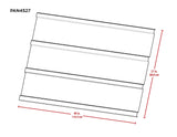 Arrow Steel Panels 2-ft x 4-ft Corrugated Flute Grey Galvanized Steel Roof Panels, 8-Pack (45.5 in x 28 in)