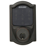 Camelot Aged Bronze Connect Smart Door Lock with Alarm (2-Pack) - Super Arbor