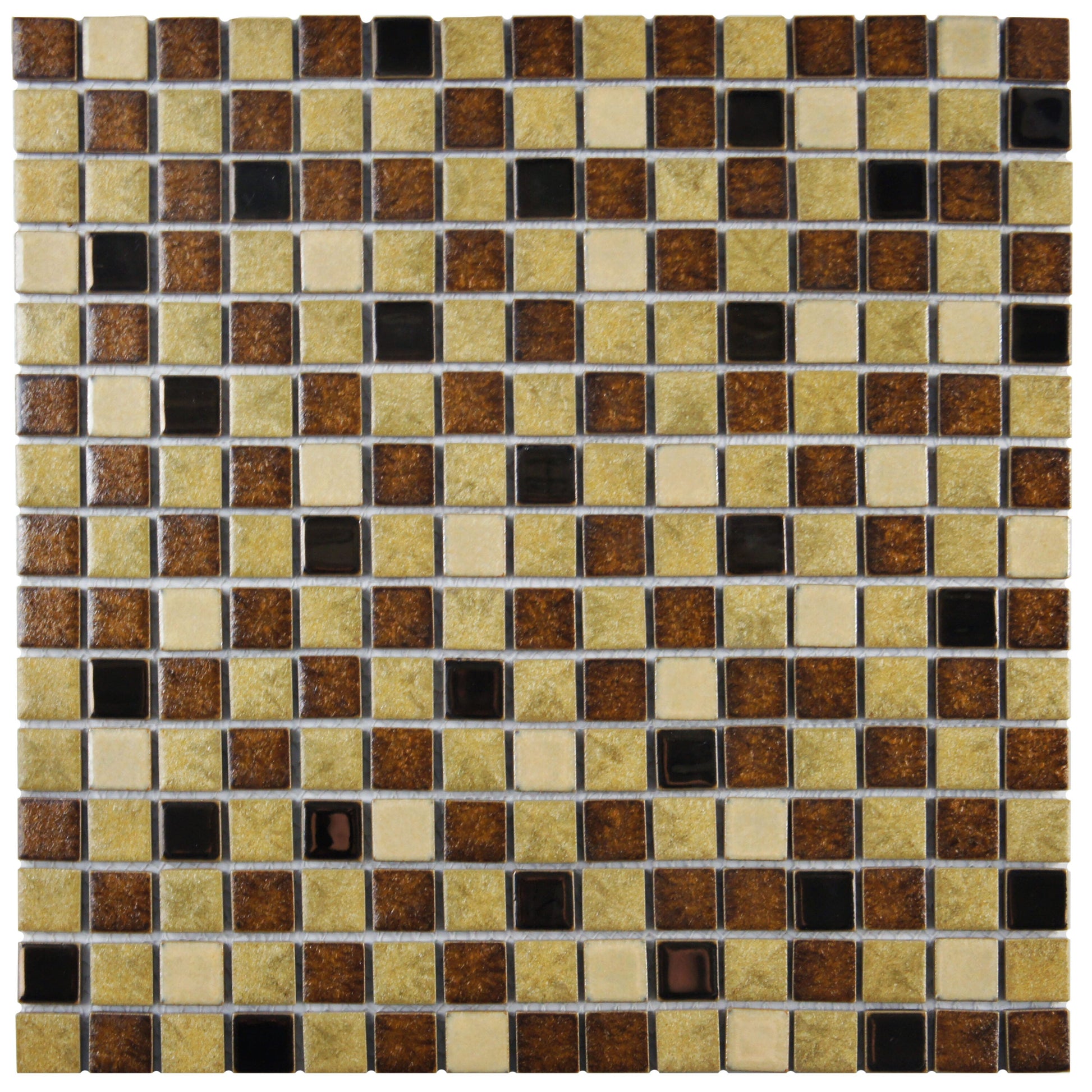 Affinity Tile Metal Multi Beige 12-in x 12-in Multi-finish Porcelain Mosaic Floor and Wall Tile product image