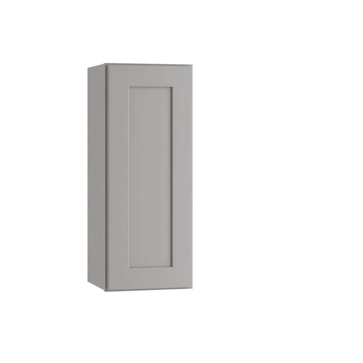 Home Decorators Collection Newport 18 in. W x 12 in. D x 30 in. H Assembled Plywood Wall Kitchen Cabinet in Pearl Gray with Soft Close