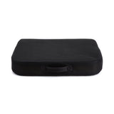 Black Large Seat Cushion with Carry Handle and Anti Slip Memory Foam Cushion Removable and Washable Cover - Super Arbor