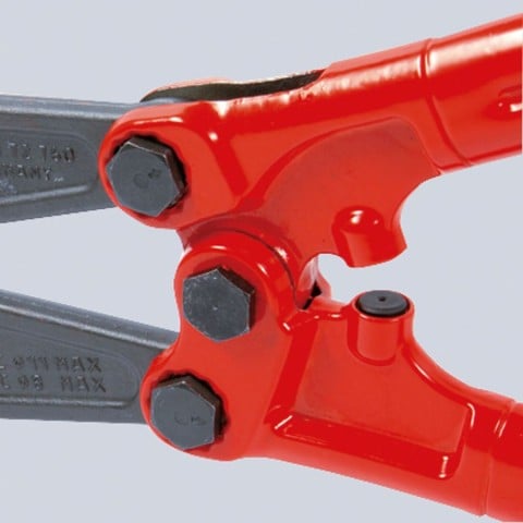 KNIPEX 30 in. Large Bolt Cutters with Multi-Component Comfort Grip, 48 HRC Forged Steel
