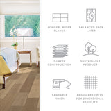Element Flooring European white oak Logan hardwood flooring — color and finish detail
