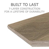 Element Flooring Hickory Heirloom hardwood flooring — detail view