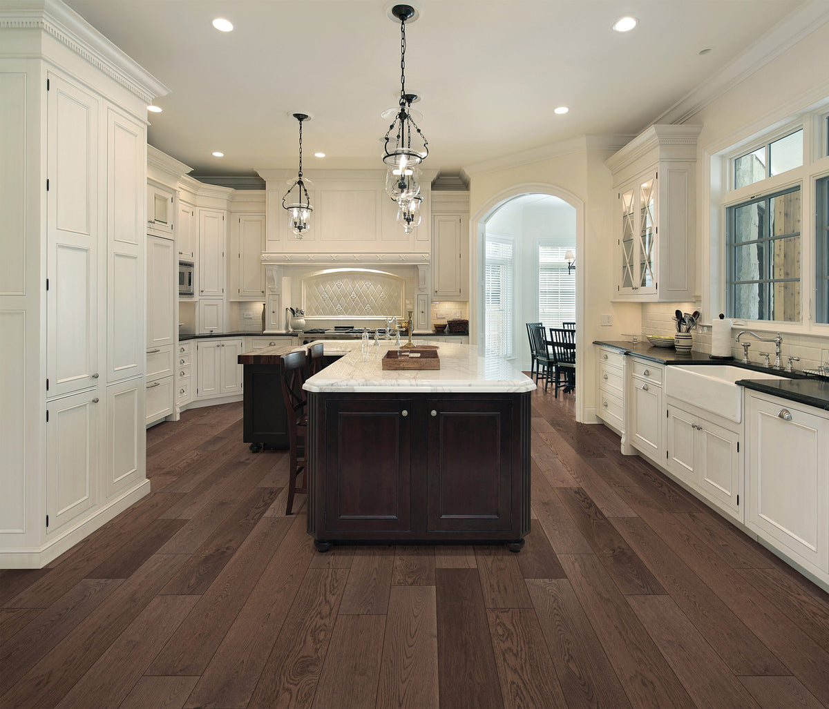 Element Flooring European white oak Tonic hardwood flooring — installed room view