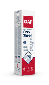 GAF Liberty Self‑Adhering Cap Sheet, 3.28-ft W x 34-ft L, 100-sq ft, Weathered Wood Roll Roofing