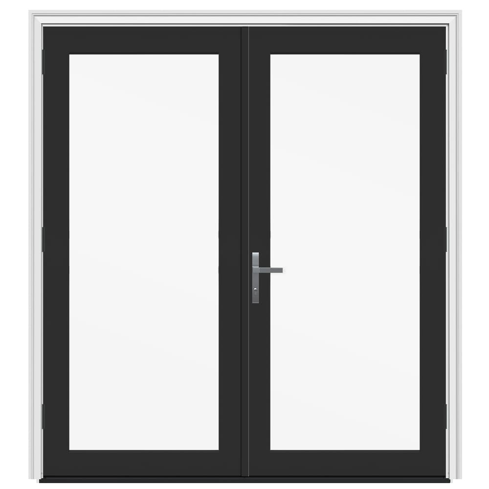 JELD-WEN 72-in x 80-in Fiberglass French, Left-hand outswing – primary product view