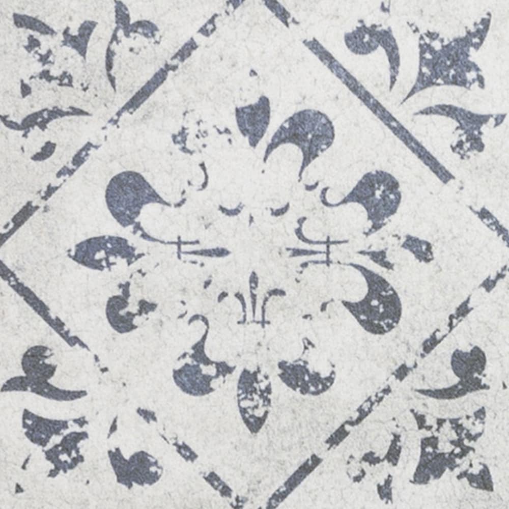 Elida Ceramica Cardosa Deco Squares 6-in x 6-in Matte Porcelain Encaustic Wall Tile
