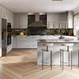 Home Decorators Collection Washington Veiled Gray Plywood Shaker Assembled Vanity Sink Base Kitchen Cabinet Sft Cls 36 in W x 24 in D x 34.5 in H