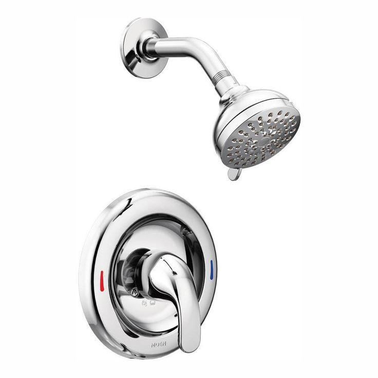 Adler Single-Handle 4-Spray Shower Faucet with Valve in Chrome (Valve Included)