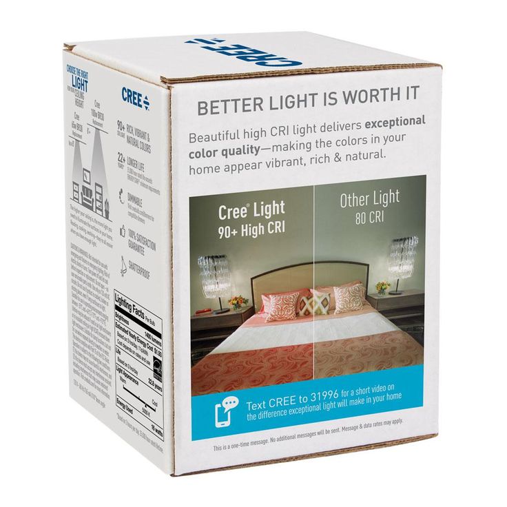 Cree 100W Equivalent Daylight (5000K) BR30 Dimmable Exceptional Light Quality LED Light Bulb