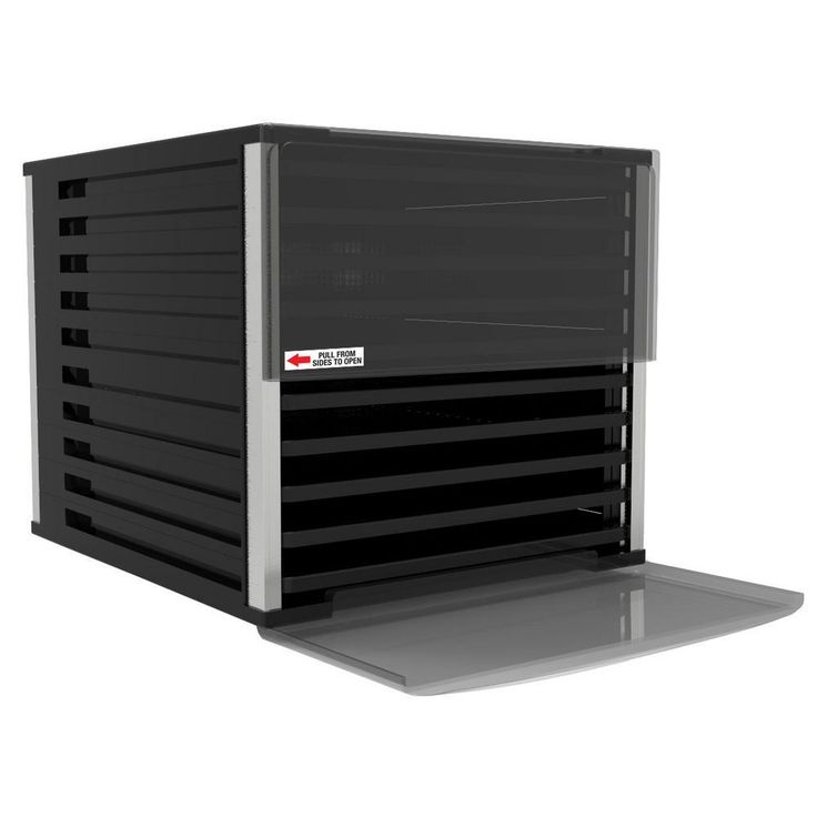 Mighty Bite 10-Tray Black Food Dehydrator with Temperature Control