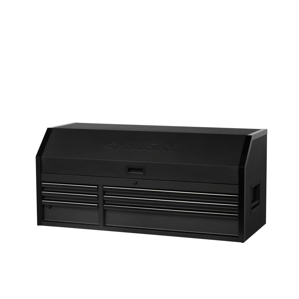 Heavy-Duty 52 in. W 6-Drawer, Deep Tool Chest in Matte Black