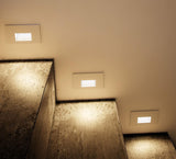 Maxim Lighting Pack Path Standard 4-Watt Integrated LED Step/Path Light, Horizontal Wide Beam, White, 120V Hardwired
