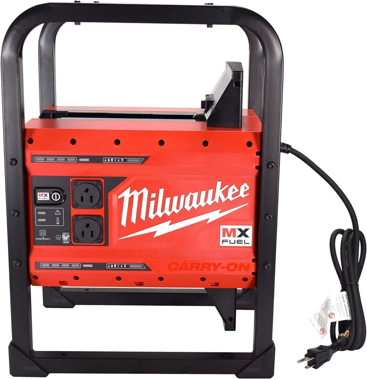 Milwaukee MX FUEL 3600-Watt/1800-Watt Push-Start Portable Battery Generator, 2 XC Batteries + Charger