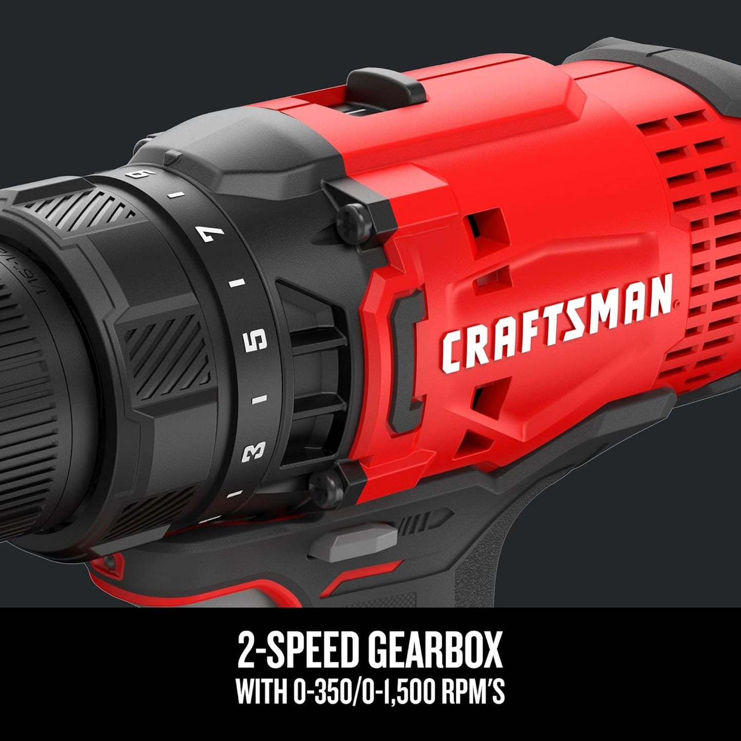 CRAFTSMAN V20 Cordless Drill/Driver Kit, 1/2 in., Battery & Charger Included (CMCD700C1)