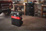 CRAFTSMAN 22-in Multi-Level Rolling Tool Box with Wheels, Black/Red, Lockable, CMST20880