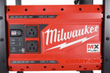 Milwaukee MX FUEL 3600-Watt/1800-Watt Push-Start Portable Battery Generator, 2 XC Batteries + Charger