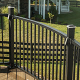 Trex 2-Pack Lighting Black Low Voltage Plug-in LED Post Cap Light for 2.5 in Aluminum Railing