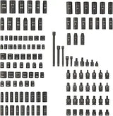 Craftsman 130-Piece SAE/Metric Mechanic’s Master Impact Socket Set, 6-Point, 1/4", 3/8" & 1/2" Drive (CMMT17901)