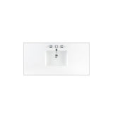 30 in. Single Basin Vanity Top in Classic White Silestone Quartz with White Basin - Super Arbor