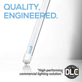 Hyperikon 22-Watt 45 in. 5000K Linear T5/T8 Dual-End Powered Ballast Bypass Frosted LED Tube Light Bulb (24-Pack)