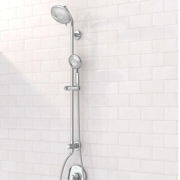 Spectra Versa 4-Spray Round 36 in. Shower System Kit with Hand Shower 1.8 GPM in Polished Chrome