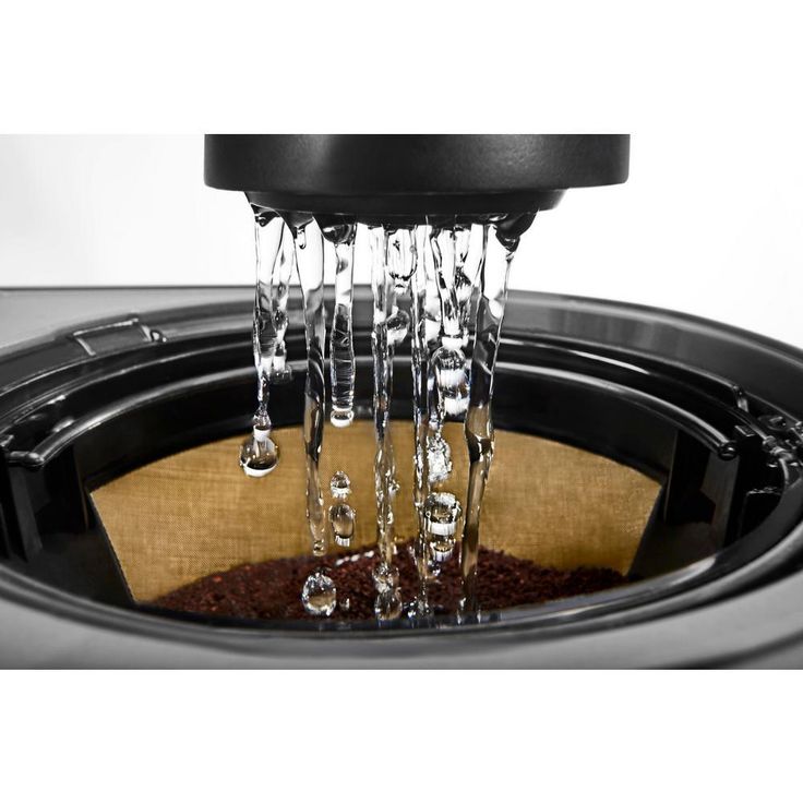 12-Cup Drip Grey Coffee Maker with Spiral Showerhead Matte Charcoal