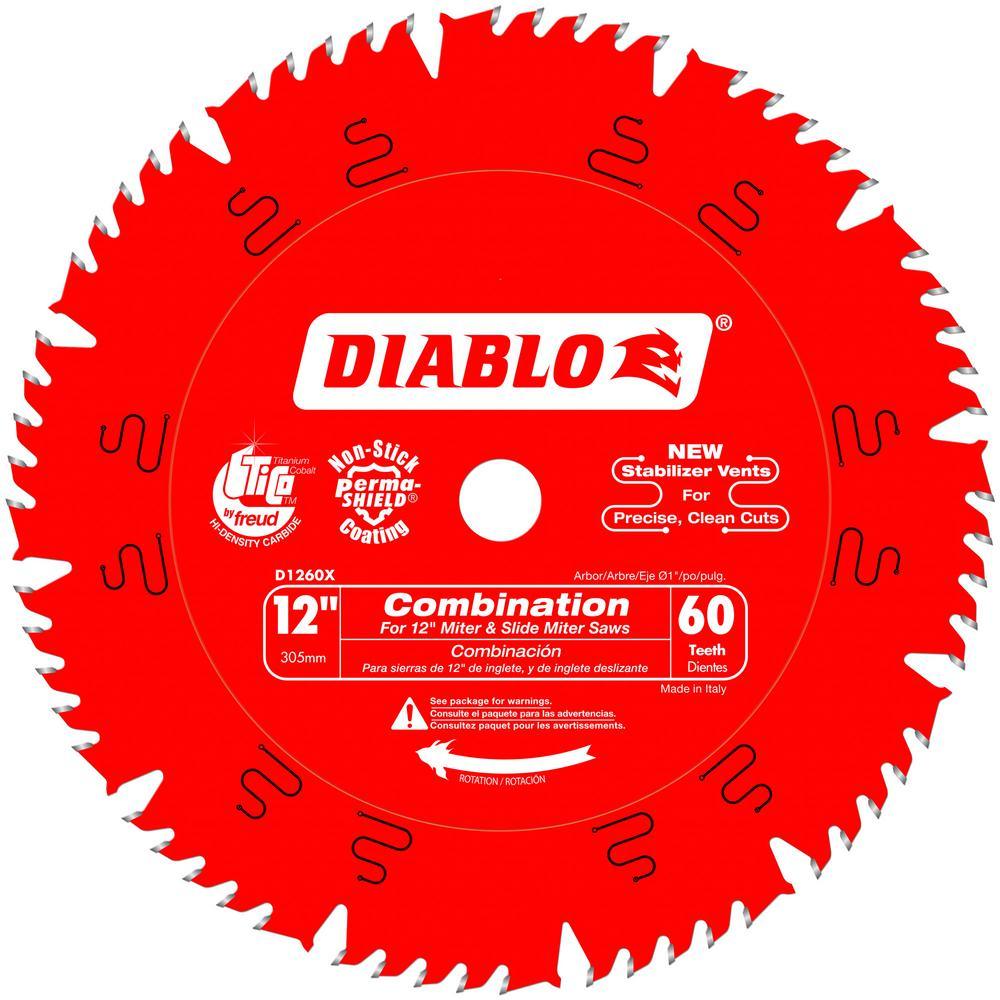 12 in. x 60-Teeth Combination Saw Blade - Super Arbor