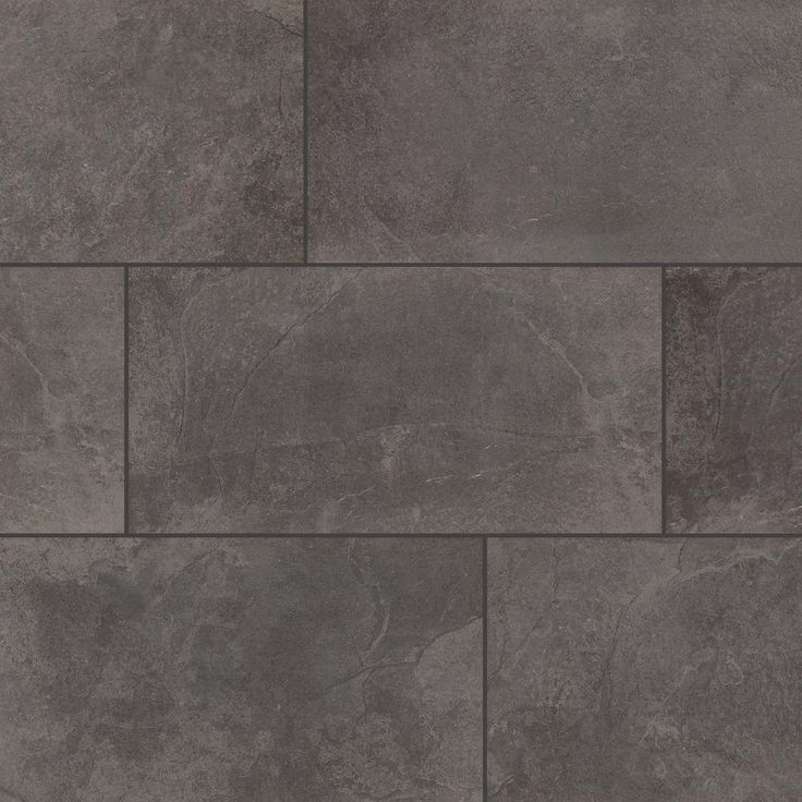 TrafficMASTER Cascade Ridge 24 in. x 12 in. Slate Ceramic Floor and Wall Tile (15.04 sq. ft. / case)
