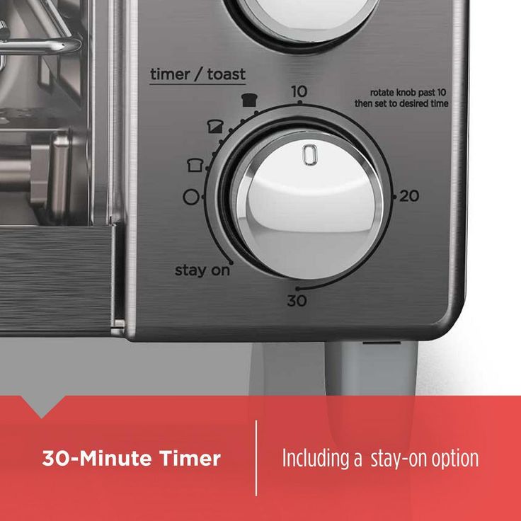 4-Slice Stainless Steel Toaster Oven