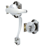 Single Cylinder Satin Nickel Door Handleset - Super Arbor