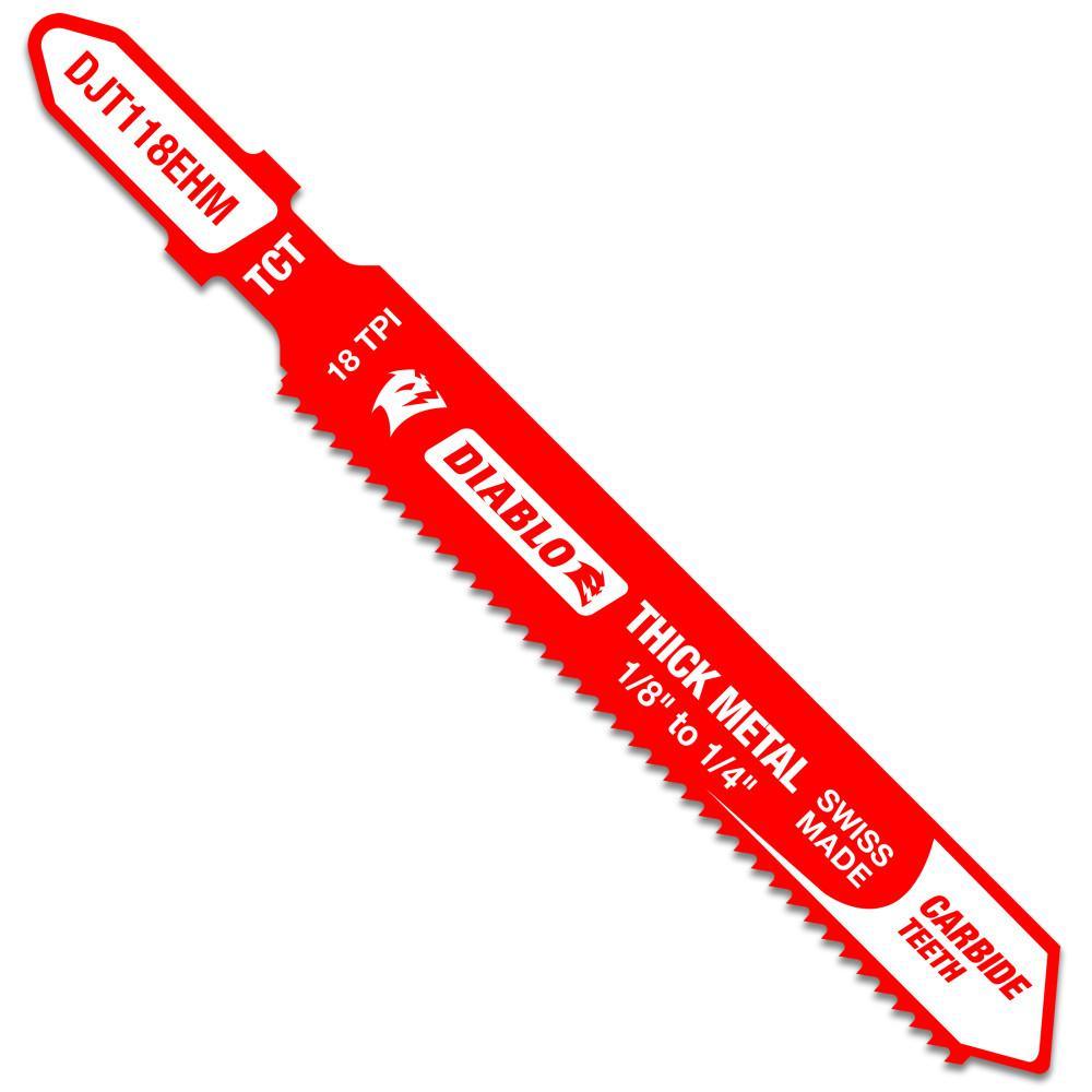 3 in. x 24 TPI HSS Medium Metal Jigsaw Blade (5-Pack) - Super Arbor